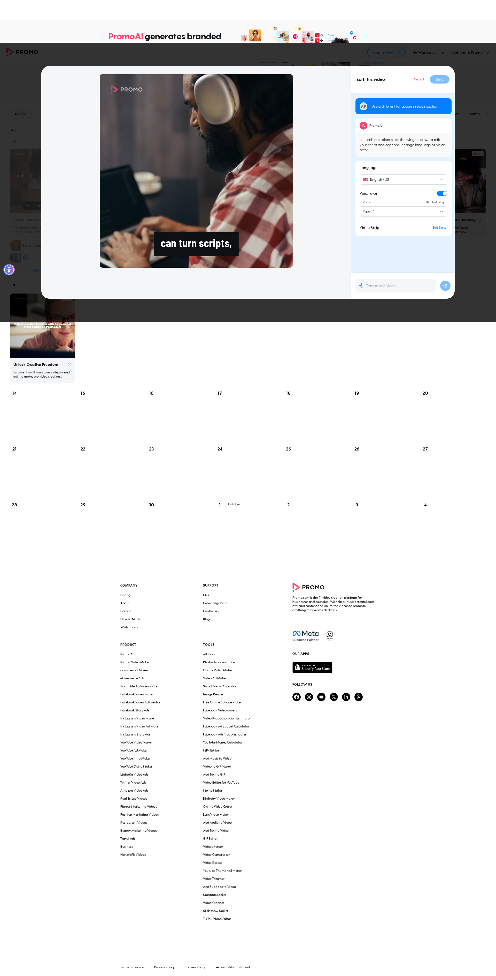 Test failure screenshot